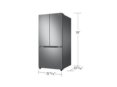 33" Samsung 3-Door French Door Refrigerator with Dual Auto Ice Maker - RF25C5151SR/AA