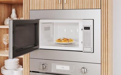 24" Thermador Masterpiece Series Built-In Microwave Oven Left Door Hinge in Stainless Steel - MBCS