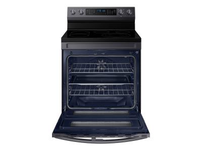 30" Samsung 6.3 cu.ft. Electric Range with Air Fry and Flex Duo - NE63A6751SG