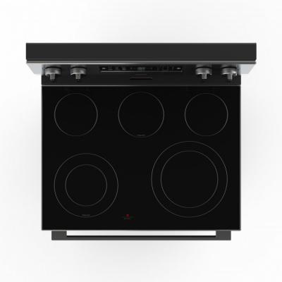 30" Hisense 5.8 cu.ft Stainless Steel Electric Range with True Convection - HBE3502CAS