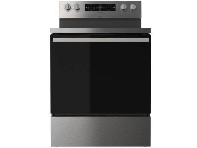 30" Hisense 5.8 cu.ft Stainless Steel Electric Range with True Convection - HBE3502CAS